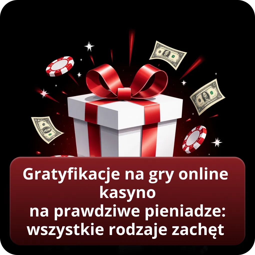 Gratyfikacje na gry online kasyno na prawdziwe pieniadze: wszystkie rodzaje zachęt